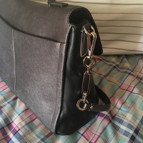 Coach Madison Saffiano Leather Flap Satchel 25167 - Picture 6 of 10